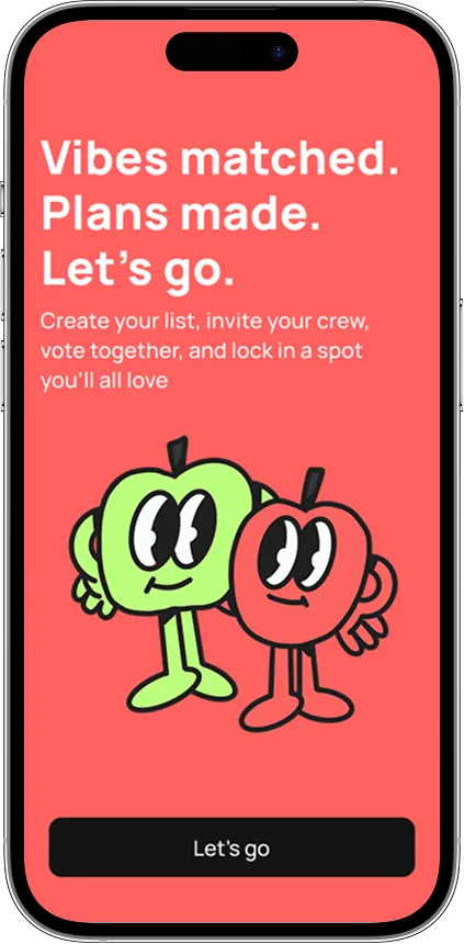 Actions in the app